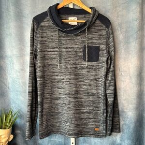 Projek Raw Men's Shirt Blue Turtle Neck Size Medium